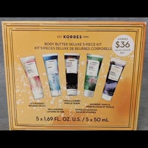 Korres Body Butter Deluxe 5 piece set